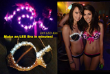 LED Kit for Clothes - Rechargeable, 4-mode DIY LED kit, Make an LED Costume in minutes!