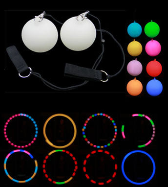 LED Poi - 9 modes! - Twisted Glow