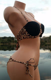 Black Leopard Bikini Set - Twisted Glow