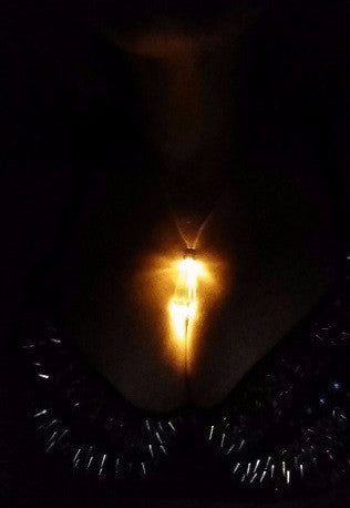 LED Diamond Necklace - Twisted Glow